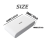 3pcs 433MHz Wireless Vibration Glass Break Detector, Adjustable Sensitivity, Compatible with Alarm Systems White 7