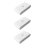 3pcs 433MHz Wireless Vibration Glass Break Detector, Adjustable Sensitivity, Compatible with Alarm Systems White 2
