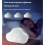 Alarm Clock Cloud Bedside Snooze Small Student Calendar Luminous LED Voice Digital USB Home B 6