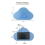 Alarm Clock Cloud Bedside Snooze Small Student Calendar Luminous LED Voice Digital USB Home B 8