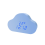 Alarm Clock Cloud Bedside Snooze Small Student Calendar Luminous LED Voice Digital USB Home B 3