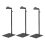 Purse Display Stands, 3 Pack Rack Stainless Steel Handbag Stand Adjustable Height Black 2