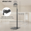 Purse Display Stands, 3 Pack Rack Stainless Steel Handbag Stand Adjustable Height Black 4