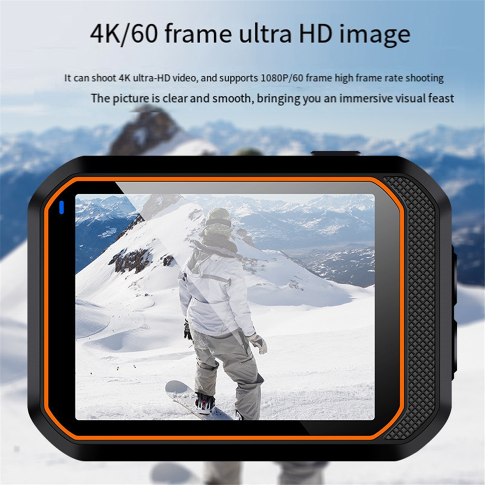4K Action Camera 60Fps With Remote Control Screen Waterproof Sport Drive Recorder Sports Dv Cam 4851371786361