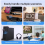 Bluetooth 5.4 Transmitter Receiver 2-in-1 Wireless Adapter-Use with Any 3.5MM Jack on Flight, TV 5