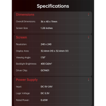Panda Knomi Display Screen Customize UI OTA Firmware Real-Time Updates for P1 A1 X1 MINI 3D Printers