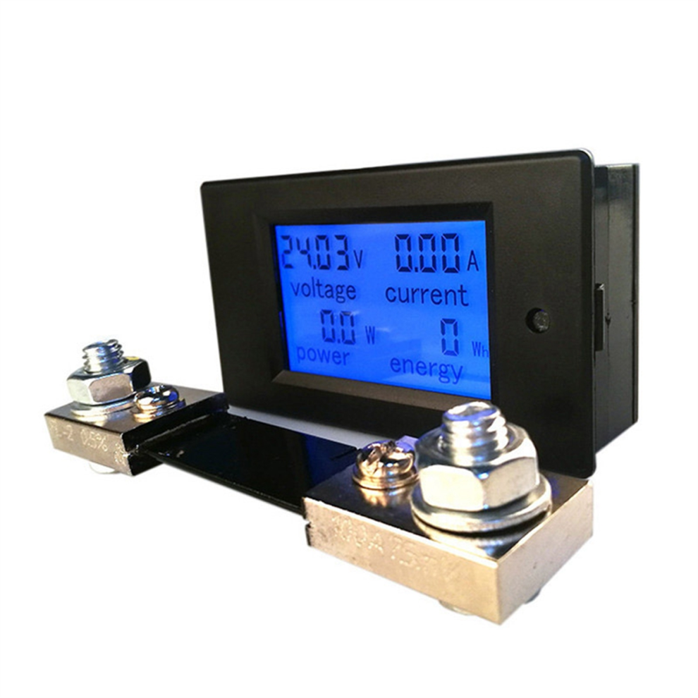 Dc6.5-100V 0-100A Lcd Display Digital Current Voltage Power Energy Meter Multimeter Ammeter Voltmeter 100A Shunt 4851371784572