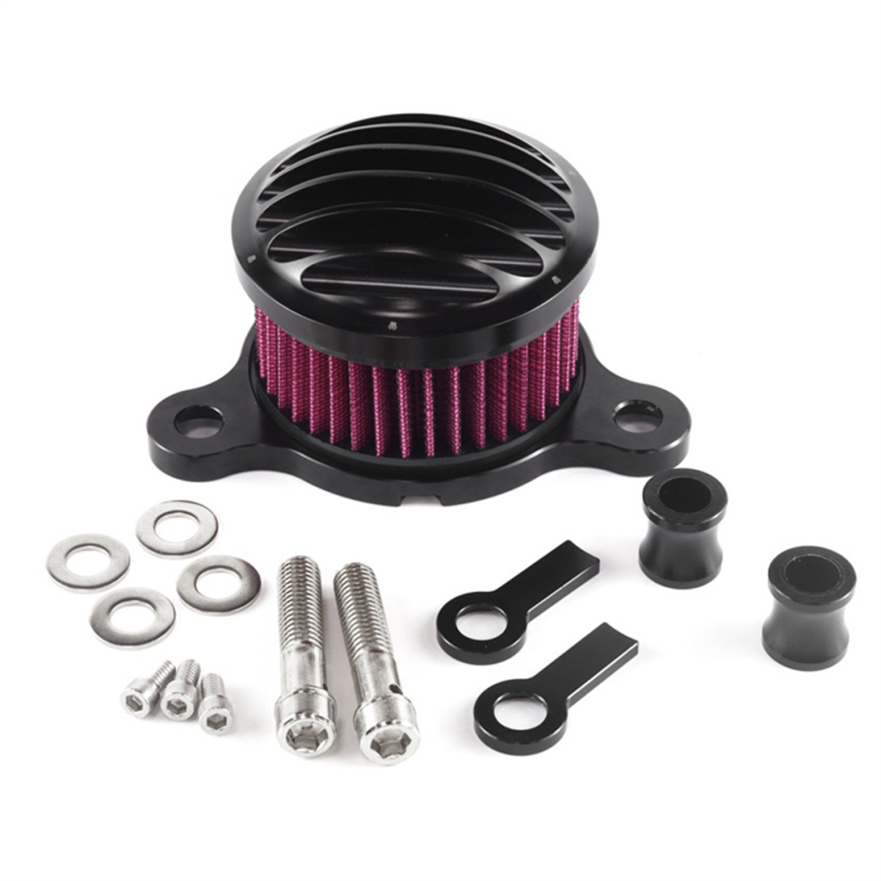 Motorcycle Air Filter Intake Kit For Sportster 883 1200 48 72 2004-2014 Dark 4851371782998