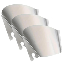 3pcs Stainless Steel Pouring Shield,Versatile Shield,Pouring Shield for Mixer Pour Safety