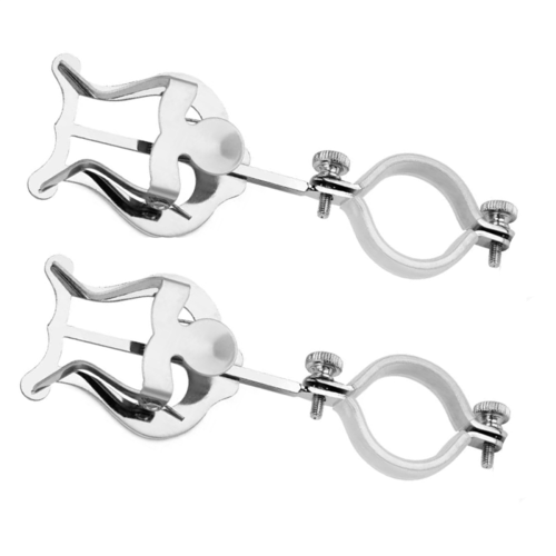 2Pcs Clarinet Lyre Holder Music Clip for Marching Band Sheet Stand Practicing Beginners
