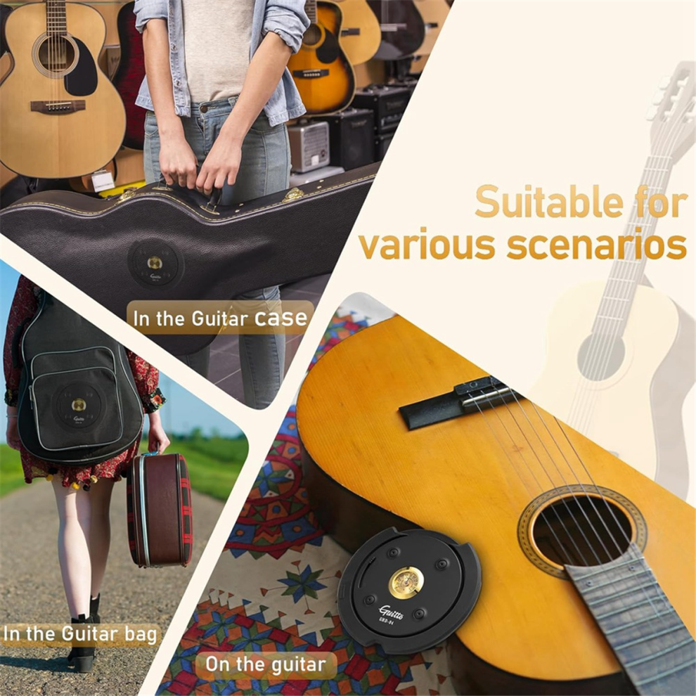 -04 Guitar Humidifier Acoustic Soundhole Cover, 2 in 1 Humidity Regulator Dehumidifier-image-OPC-PJCBDDR-NEW