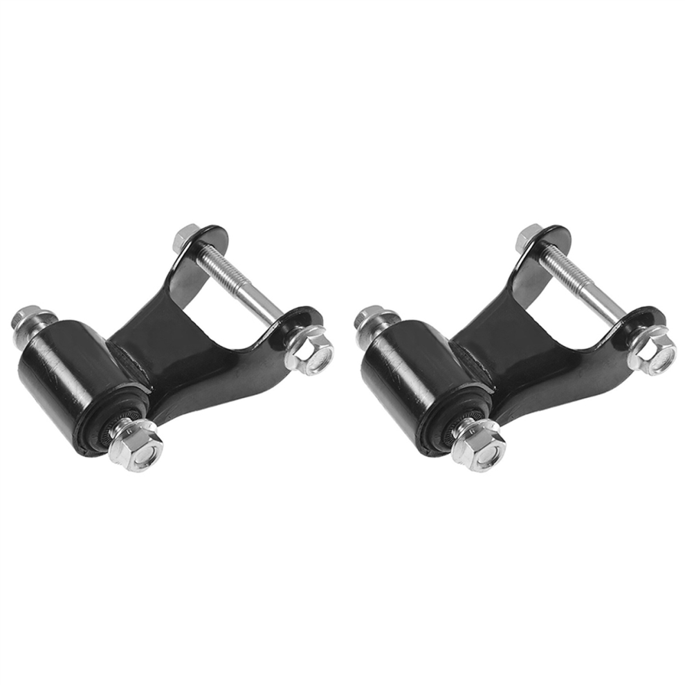 2Pcs Leaf Spring Rearward Shackle Bracket Kit For 1500 722-029 4851371789638