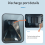Automatic Feeder Large Capacity Waterproof Timer Feeding Clear Design Moistureproof Suction Cup Install Food Dispenser 6