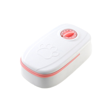 Pet Automatic Timing Feeder with Timer Auto Dog Dry Food Dispenser Cat Timed for Dogs Pink