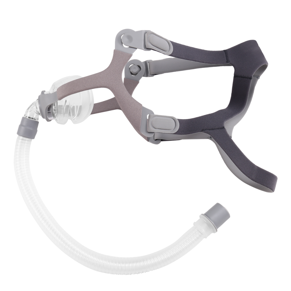 Saudism Cpap Mask, Universal Nasal Pillow Sleep Mask Reusable Supplies, Face Nose Masks With Headgear
