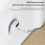 External Toilet Flushing Button Induction Flusher ABS for Automatic & Water Conservation 3