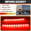 LED Rear Bumper Reflector Light Tail Signal Lamp for Transporter T5 2012 -2016 Black 6