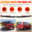 LED Rear Bumper Reflector Light Tail Signal Lamp for Transporter T5 2012 -2016 Black 5