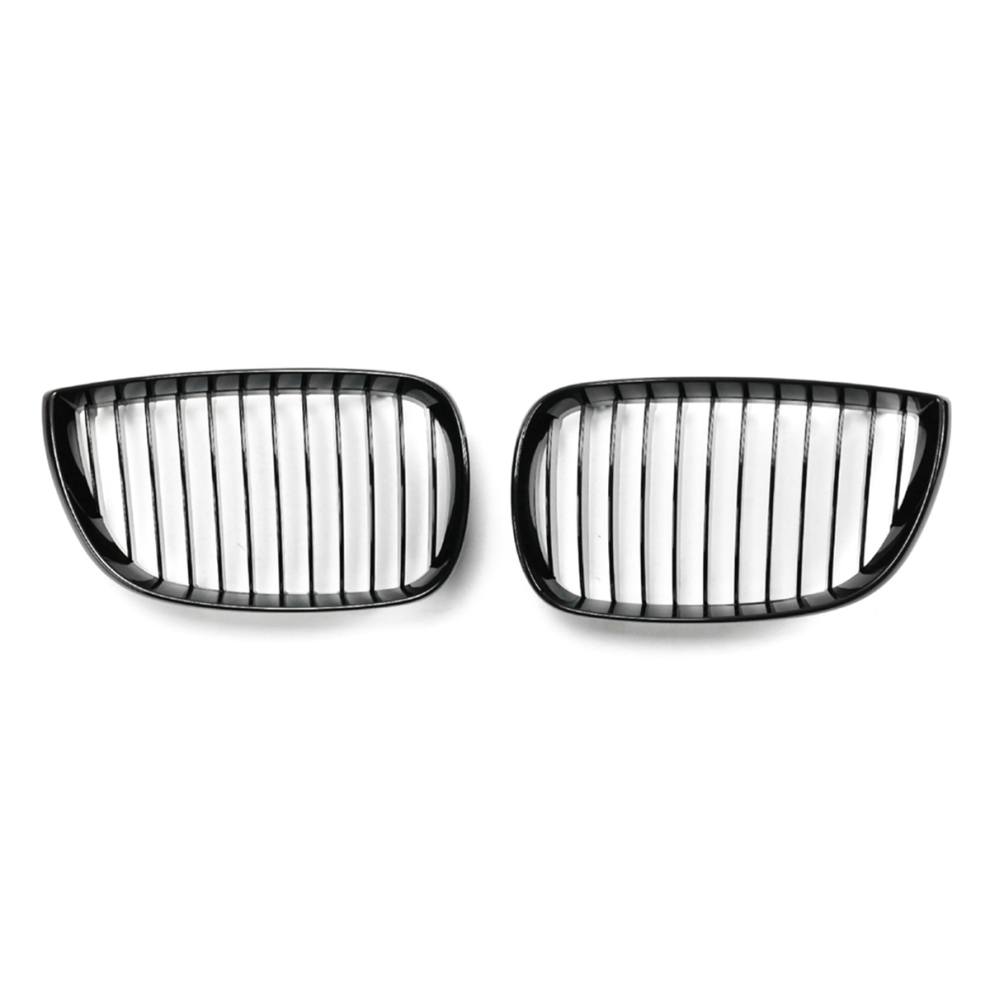Gloss Front Kidney Single Grill For 1 Series E81 E82 E87 E88 2004-2007 Black 4851371797268
