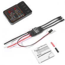 20A Brushless ESC 2-3S Lipo Support BEC Output with Programming Card for RC Car Boat Aircraft DIY Parts