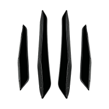 Car Front Bumper Side Splitter Spoiler Fog Lamp Trim for 2 Series M2 G87 2023+ Bright Black