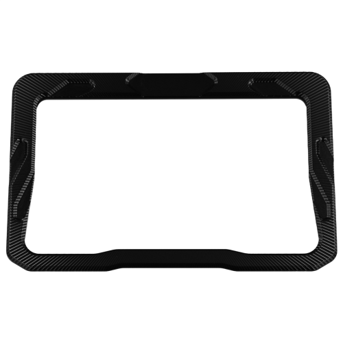 Motorcycle Modified Instrument Protection Frame for 368G Display Decorative Shell Screen Protective Cover Black