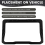 Motorcycle Modified Instrument Protection Frame for 368G Display Decorative Shell Screen Protective Cover Black 8