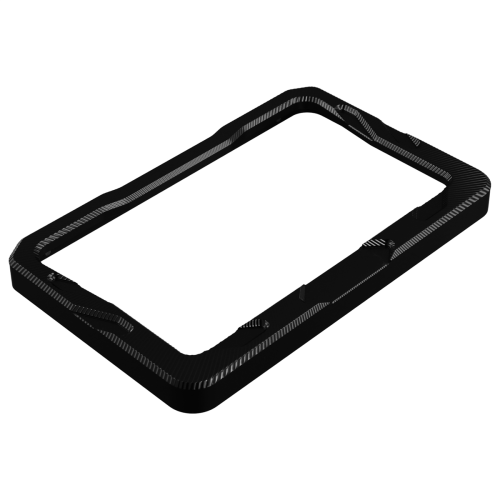 Motorcycle Modified Instrument Protection Frame for 368G Display Decorative Shell Screen Protective Cover Black 2