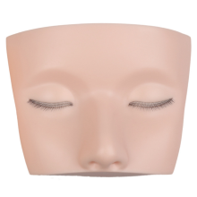 3 Layers Lashes Mannequin Head for Practice Lash Makeup Tool Extensions Eyelashes Grafting Training