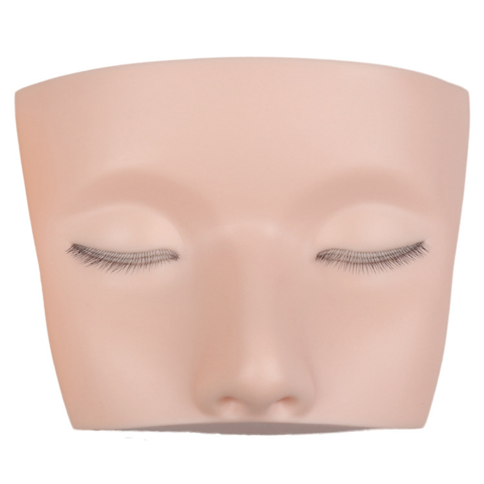 Saudism 3 Layers Lashes Mannequin Head For Practice Lash Makeup Tool Extensions Eyelashes Grafting Training