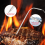 Double Needle Food Thermometer Kitchen Baking Touch Digital Display Probe Type Meat Barbecue 10