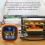 Double Needle Food Thermometer Kitchen Baking Touch Digital Display Probe Type Meat Barbecue 11