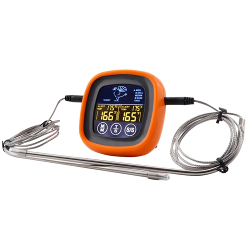 Double Needle Food Thermometer Kitchen Baking Touch Digital Display Probe Type Meat Barbecue 2