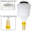 3PCS 3.5L Sauce Bottle Squeeze Hanging Dispenser Large 7
