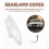 Front Headlight Lens Covers for E92 E93 Coupe Convertible M3 2006 -2010 Clear Headlamp Cover Shell Left 10