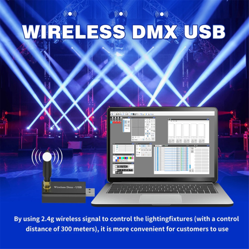 NEW USB to Interface Adapter Transmitter LED DMX512 Computer PC Stage Lighting Controller Dimmer 2