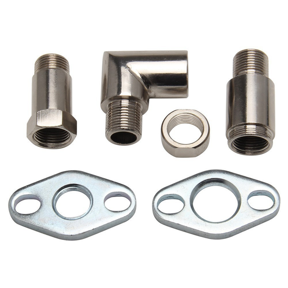 4Pcs Oxygen Sensor 90 Degree O2 Connector Extension Spacer Extender Compatible For M18x1.5 Light 4851371794281