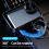 Premium Car Cup Holder Expander Multi-Function Drink with Food Table 360-Degree Adjustable Base Tray for Snack S 7