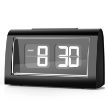 Desk Clock Large Digital Battery Powered Decorative Flip Alarm Suitable for Office Dormitory Bedside