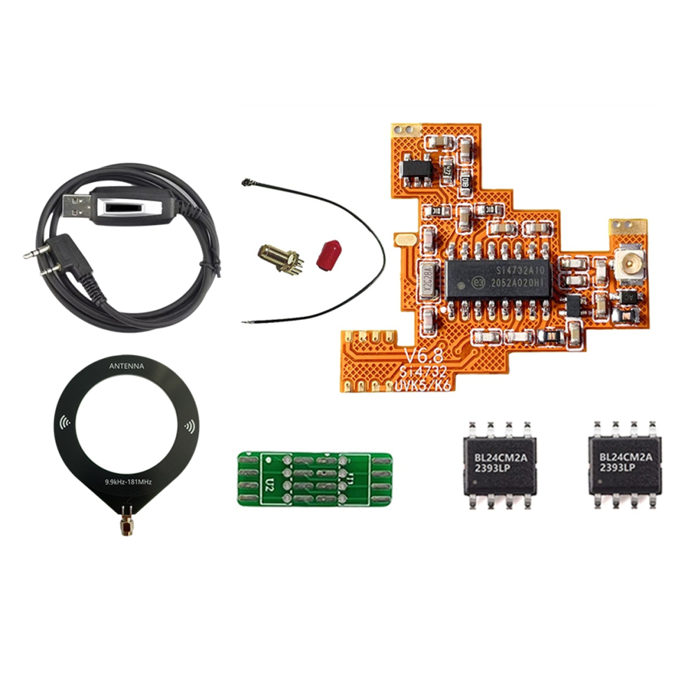 SI4732 V6.8 FPC Module+2X512KB Chip+Loop Antenna for UVK5 K6 HF Shortwave Full Band/Single Sideband Reception-image-OPC-PJCBFQ2-NEW
