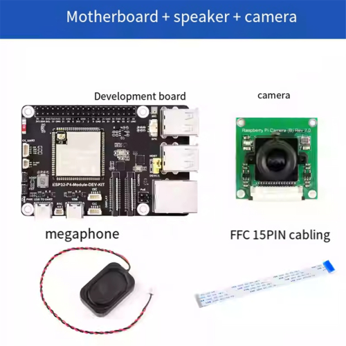 ESP32-P4-Module Development Board with 5MP OV5647 Camera Speaker Supports for Wi-Fi6/BLE POE Interface 2