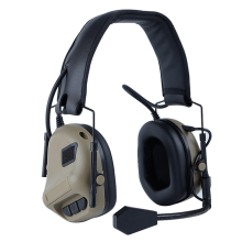 HD-08 5th-Gen Headphone Head-Mounted Soundproof for Ear Protection Earphones Mud Color