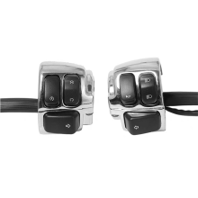 Motorcycle 25MM Handlebar Switch Cruise Headlight Control for Softail Dyna Sportster XL 883 B