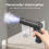 Wireless Electric USB Nano Disinfect Atomizer with Blue Light Steam Functionality for Home Security Black 6