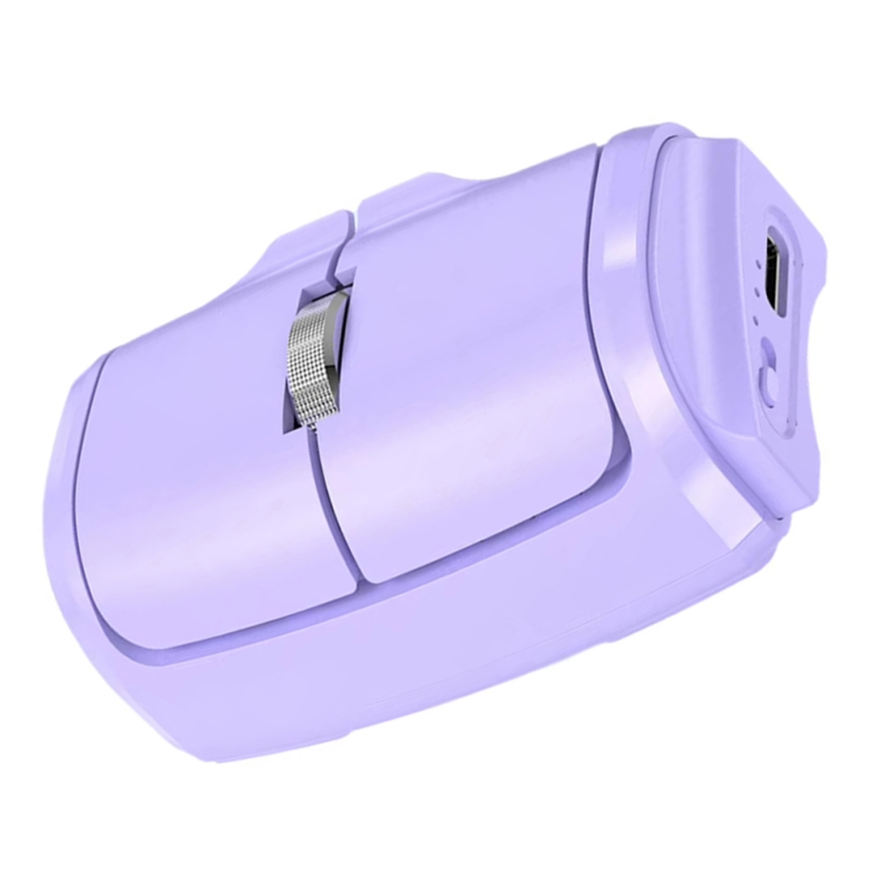 Wireless Mouse - Compact Ring With Dual-Mode 2.4G+Bt Mice Compatible Multiple Systems Horizontal And Ver 4851371703269