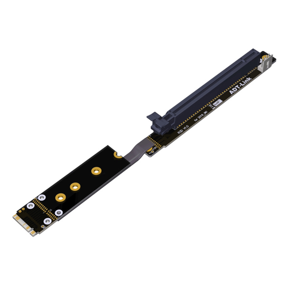 Photos - Cable (video, audio, USB) M.2 NVMe to PCI-E 4.0 X16 Extension Gen4 Power Cable Umper Mining GTX for GPU Graphics Card R43SD-WK