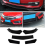 5Pcs Car Universal Front Lip Chin Bumper Splitter Spoiler Stepped Design Modified Parts 5