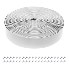 Vinyl Straps for Patio Chair Repair Kit 2in Wide 20 Ft Long Replacement Rivets Chaise Lounge White