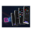 LED Pixel Panel USB 5V 16x96 Resolution Flexible Module RGB Scrolling Text Animation Display Bluetooth APP 7x17cm 4