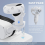 For 2 Charging Dock Base Headset Charger Station Stand Display Holde for Meta 6